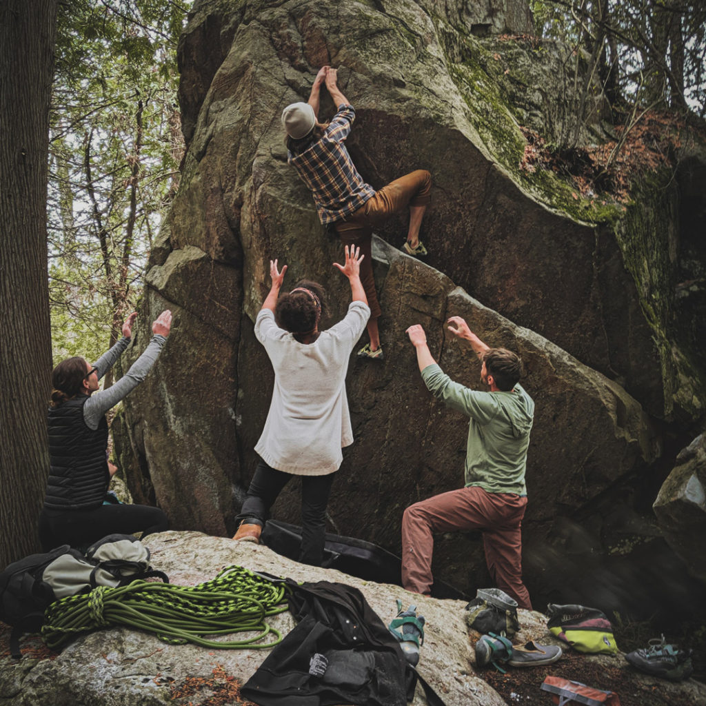 Escalade boulder