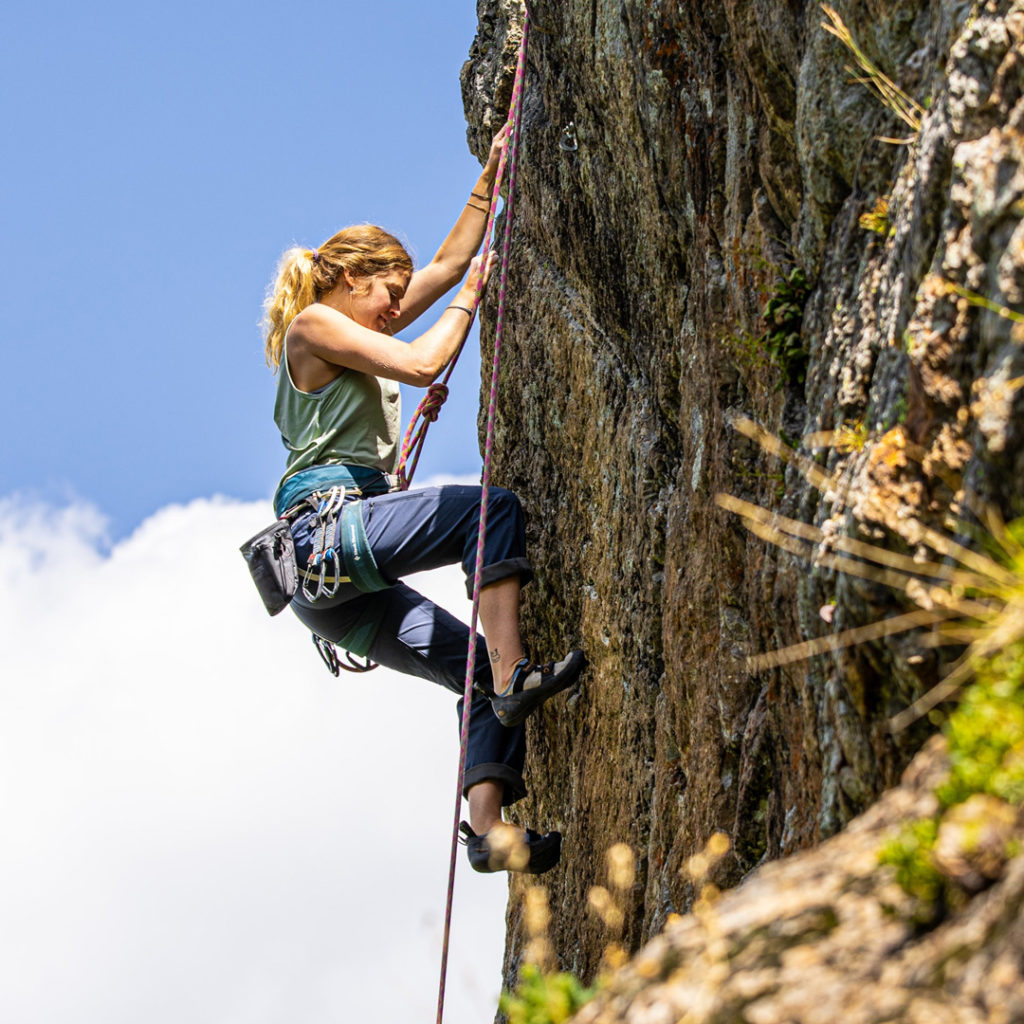 Escalade la voie dehors